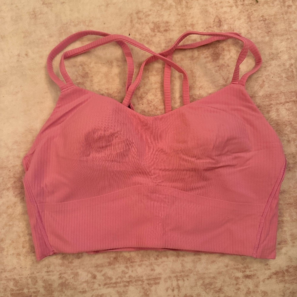 Lululemon Like a Cloud Longline Bra B/C *Ribbed DHMU Size 6